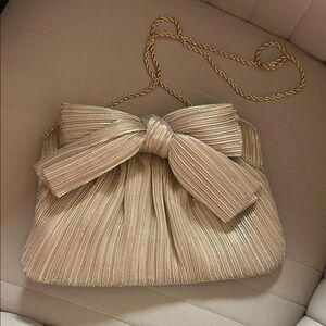 Loeffler Randall Rayne Platinum Evening Clutch